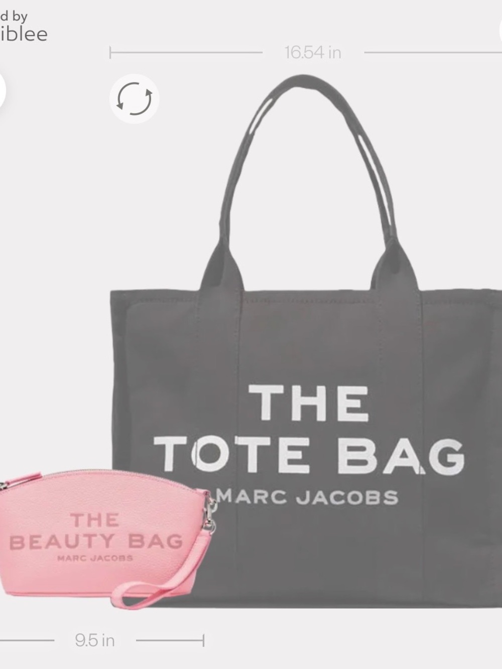 Marc Jacobs Pink Pebbled Leather "The Beauty Bag” - Picture 6 of 9